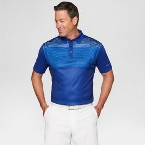 NWT - Jack Nicklaus Royal Blue Striped Polo Shirt‎
